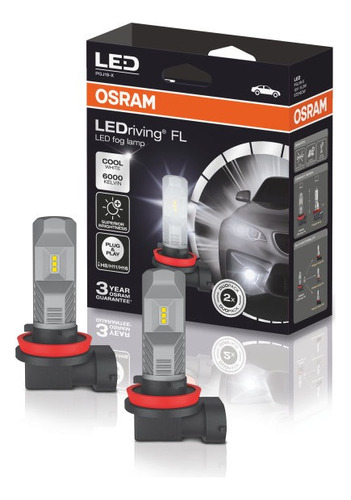 Cree Led H8/h11/h16 Osram Led Socket Antinieblas X 2 Unid.