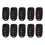 10 Funda Llave Silicon Jetta Vento Passat Seat Ibiza Cordoba