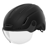 Giro Evoke Mips Led - Casco De Ciclismo Urbano Para Adultos. Color Mate Negro