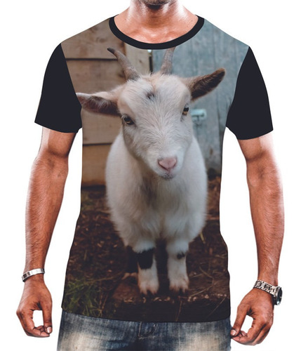 Camiseta Camisa Unissex Animal Cabra Cabrito Bode Fazenda 8