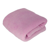 Cobertor Hazime Enxovais Microfibra Cor Rosa-claro De 220cm X 180cm