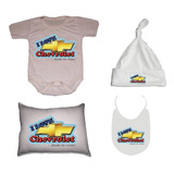 Ajuar Para Bebés  4 Piezas - Chevrolet - Love