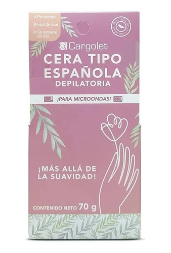 Cera Depilatoria Tipo Española Microondas 70 Gr 