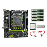 Placa Base X79g Lga2011+cpu E5 2670 V2+4 X 4g Ddr3+ Cable