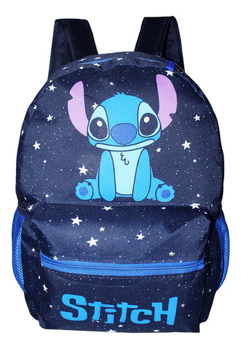 Mochila Lilo Stitch Infantil Feminina Costas Escolar Grande