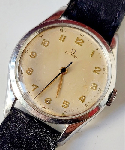 Reloj Omega Cuerda Mecánico 30t2 Vintage Década 50 37 Mm.