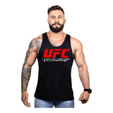 Regata Masculina Ufc Luta Mma Esporte Maromba Academia Top