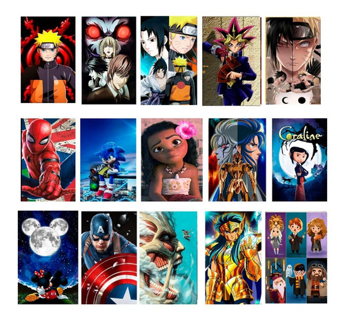 Placas Decorativas Quadrinhos Desenhos E Animes 