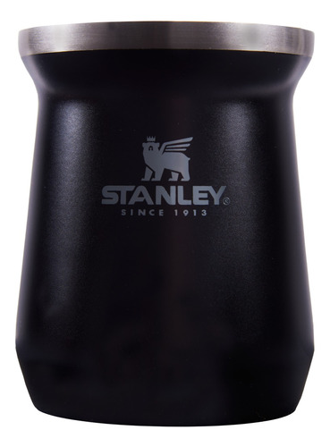 Mate Stanley Original Blanco Negro Acero Inoxidable X 1 Un