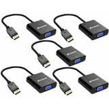 Honshen - Adaptador De Displayport A Vga, Convertidor Dp A V