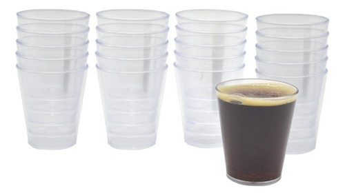 Vaso Degustacion Chupito Shot Plastico 50cc X 100 U.