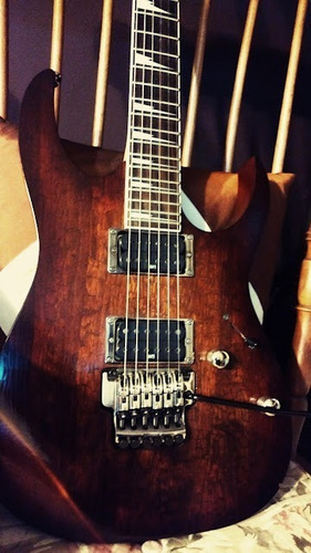 Ibanez Rg 420cm Unica , Caoba Y Con Tapa De Canela