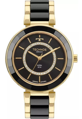 Relógio Technos Feminino Elegance Ceramic 2036mkp/4p C/ Nfe