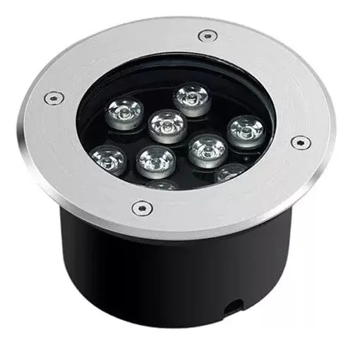 Lámpara Led Empotrada De Piso Impermeable 9w Para Exterior | MercadoLibre