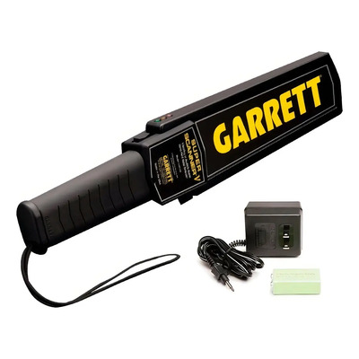 Detector de Metales Seguridad Garrett Super Scanner V 9V Color Negro | Envío gratis