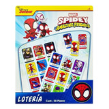 Juego Lotería Spider Man Spidey Marvel Avengers Infantil 28p