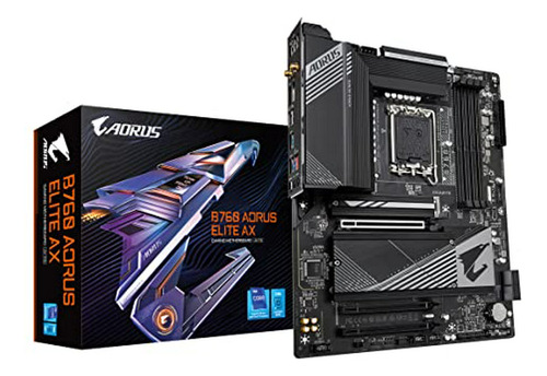 Placa Madre Gigabyte B760 Aorus Elite Ax: Lga 1700, Ddr5, Wi