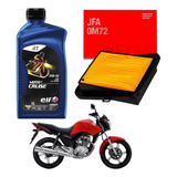 Kit Service Cg New Titan 150 Filtro Aire + Elf 20w50 Sia+