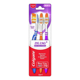 Cepillos De Dientes Colgate Zig Zag Anti-bacterial Pack X3 !