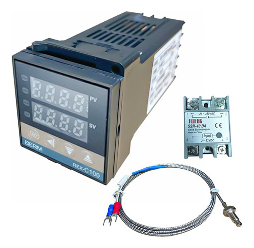 Termostato Controlador Temperatura Pid Rex-c100 0-400°c