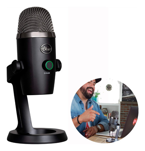 Blue Yeti Nano Micrófono Premium Grabación Streaming Emisora