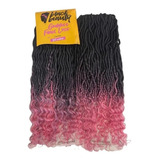 Kit 2 Black Beauty Goddess Faux Locs 300g Crochet Braid 