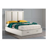 Base Edmund Blanco King Size Cama Box Pieza Mueble Base