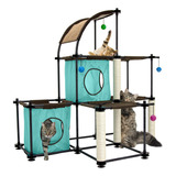 Kitty City Claw - Juego De Muebles Para Gatos Para Interiore