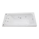 Bañera Hidromasaje Jacuzzi  Acrílico 150 X 70 Blanco 6 Jets