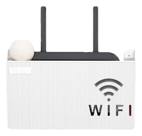 Base Repisa Organizadora Soporte De Pared Para Modem Wifi