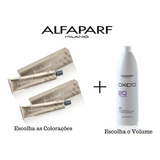 Kit 2 Colorações Evolution Alfaparf + 1 Ox Litro