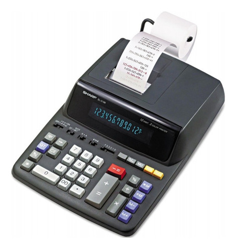 Calculadora Com Impressora Sharp El-2196bl 120v Cor Preto