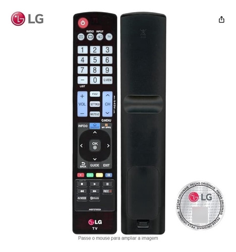 Controle Remoto LG Smart Tv Akb73756524 Original