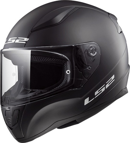 Casco Moto Integral Ls2 353 Rapid Negro Mate Motovega