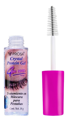 Mascara Rimel Crystal Protein Gel 4 En 1 Prosa Waterproof Color Transparente