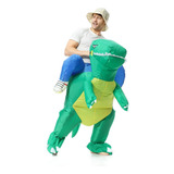 Disfraz Inflable Eonpow Montando Dinosaurio Halloween