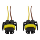 2 Conectores Plug Chicote P/ Lâmpada H8 H9 H11 H3 Universal 