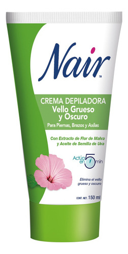 Crema Depilatoria Corporal Nair Vello Grueso Y Oscuro 150 ml