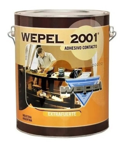 Cemento De Contacto Adhesivo Marca Wepel Alfombra 1kg | Gran