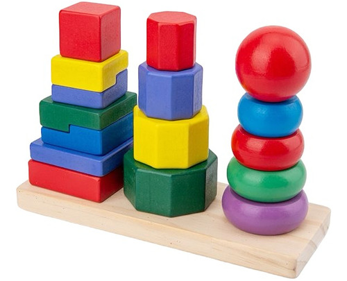 Juguete De Encaje Con Dificultad Didáctico Montessori