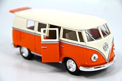 Carrinho Volkswagen Kombi Teto Bege 1962 - 1/32 Metal 