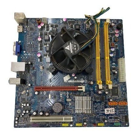 Placa Mãe + Processador Core I5-540  Socket 1156  (1752)#