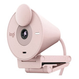 Webcam Full Hd Logitech Brio 300 Rosa 1080p Usb-c 960-001440