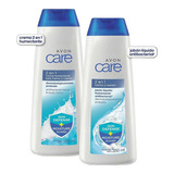 Avon Care Set Jabón Liquido Y Crema Humectante Antibacterial