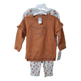 Conjunto Para Niña Just One You By Carters 3 Piezas  Cafe