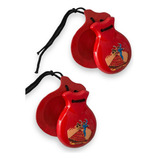 Castañuelas De Madera Flamencas X2