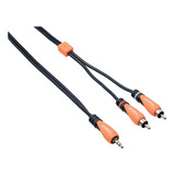 Cable Bespeco 1,8m - Miniplug Stereo / 2 Rca Macho Slymsr180
