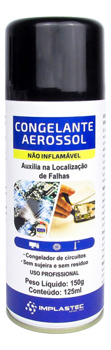 Congelante Implastec Detecta Fallas Electrónicas 125ml