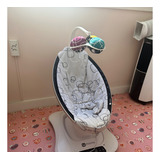 Cadeira De Balanço Bebê 4moms Mamaroo 4 Suave Silver Plush