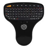 Teclado Qwerty Trackball, 2 1 Mini Usb Inalámbrico 2.4...